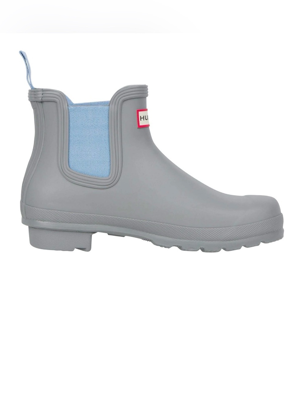 Hunter Women's Original Chelsea Boots Ankle Matte Tundra Gray Blue Size 10